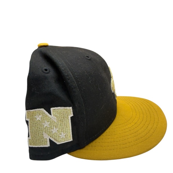 New Era Black and Gold Fleur-de-lis Hat - Picture 3 of 4